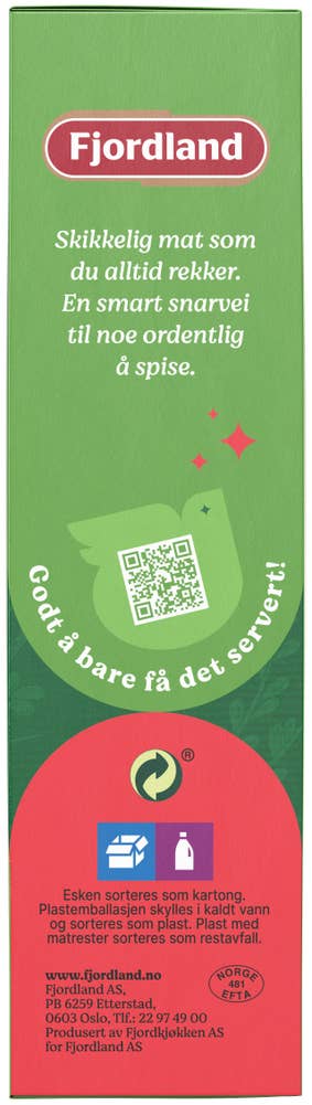 Fjordland Biff stroganoff Med jasminris