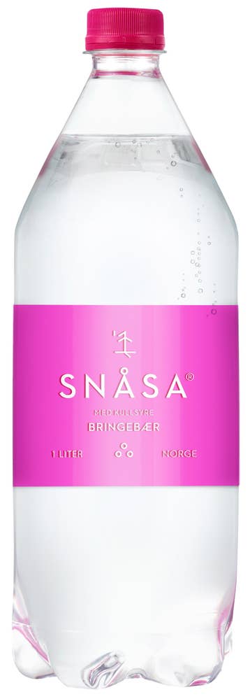 Snåsavann Kullsyre bringebær 1 l
