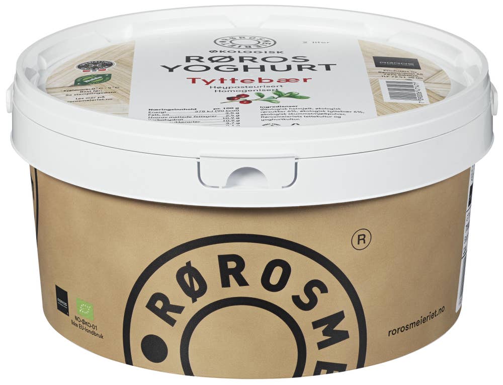 Rørosmeieriet Øko Tyttebær Spann