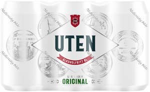 Aass Bryggeri Aass UTEN Original 6 x 0,33l