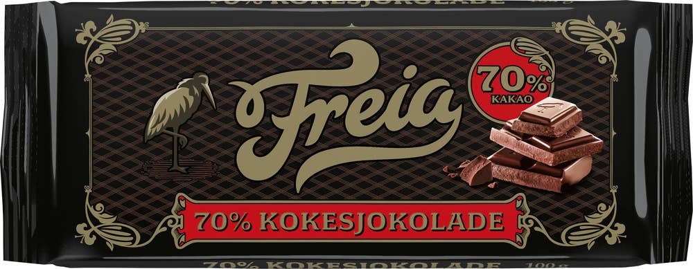 FREIA Kokesjokolade 70% kakao