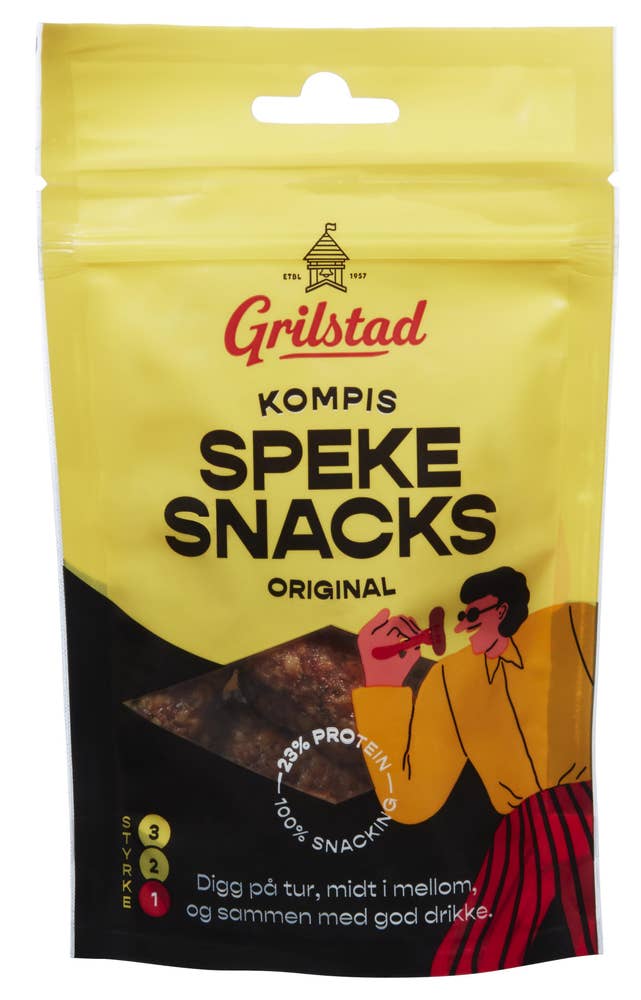 Grilstad Kompis spekesnacks Original
