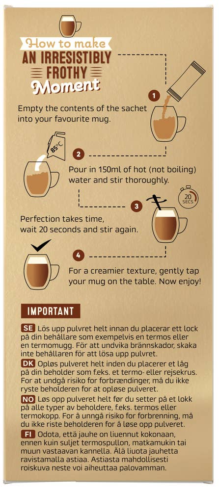 Nescafé Mocha 8 poser