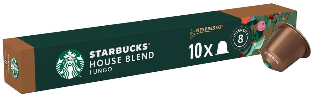 Starbucks House Blend 10 stk Intensitet 8