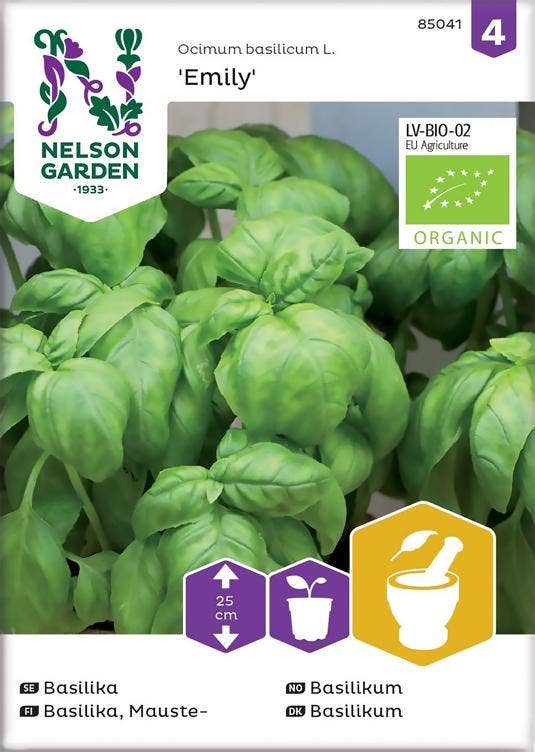 Nelson Garden Basilikum 'Emily' Frø