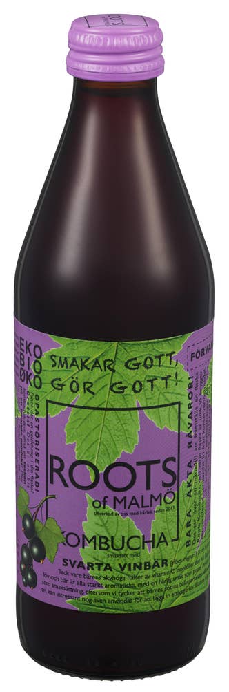 Roots of Malmö Roots Kombucha med solbær