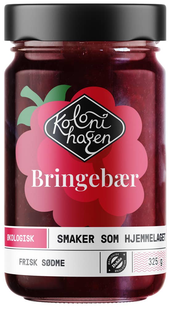 Bringebærsyltetøy økologisk