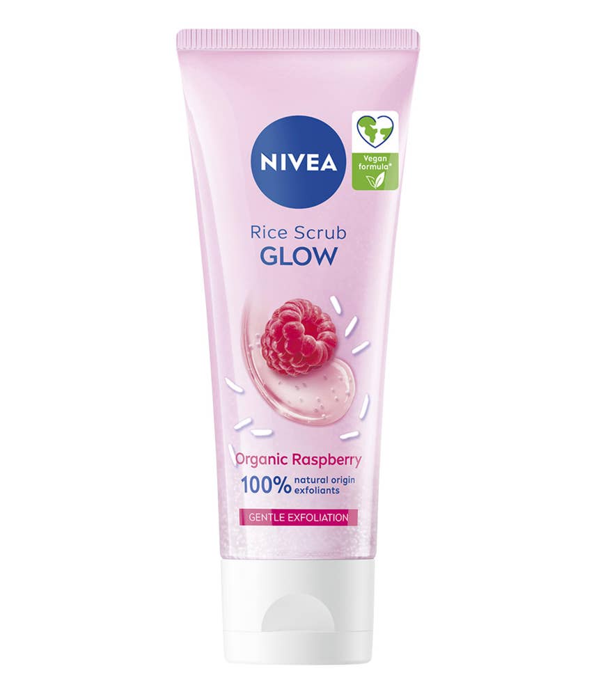NIVEA Glow Rice Scrub (rosa), 75ml