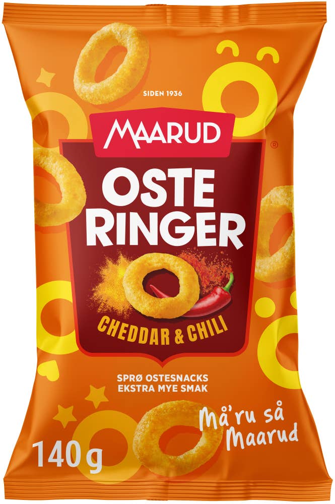 Maarud Osteringer cheddar & chili