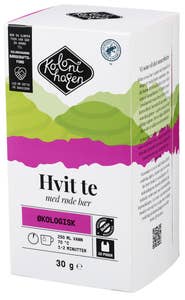 Kolonihagen Hvit te med røde bær Økologisk