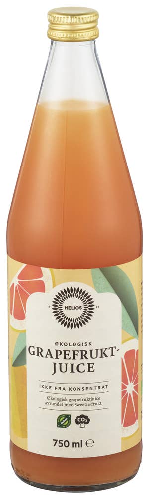 Helios Grapefruktjuice Økologisk