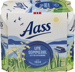 Aass Bryggeri Aass Lite Sommerøl 6 x 0,5 l