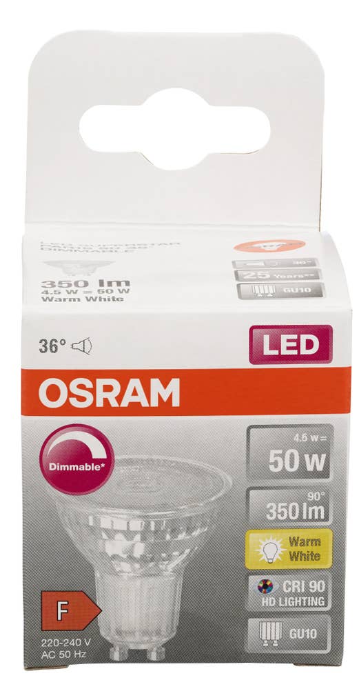 Osram LED-spot dimbar PAR16 50 GU10