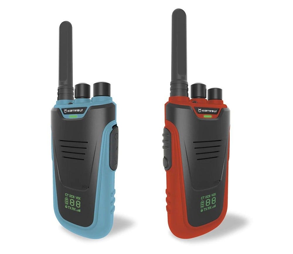 Sprell Walkie talkie Rød og blå