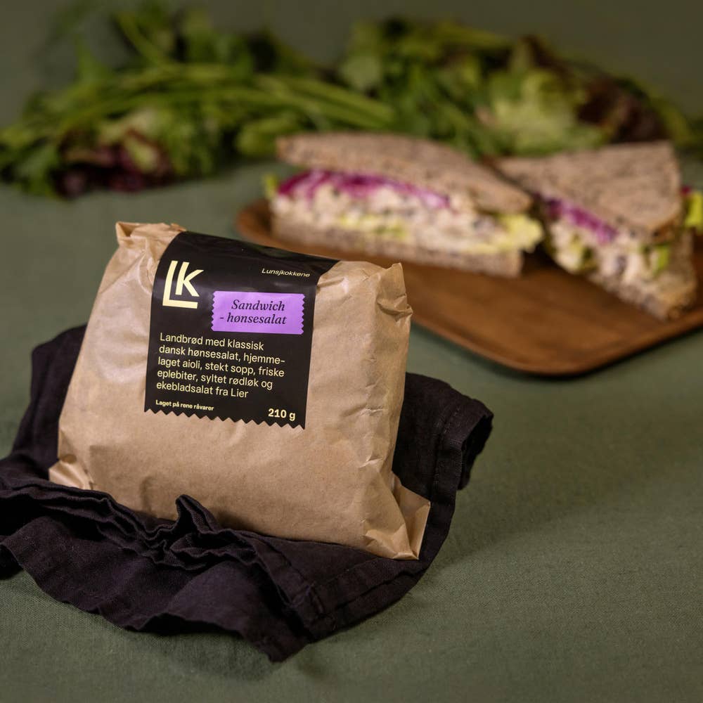 Kreativ Catering Sandwich med hønsesalat