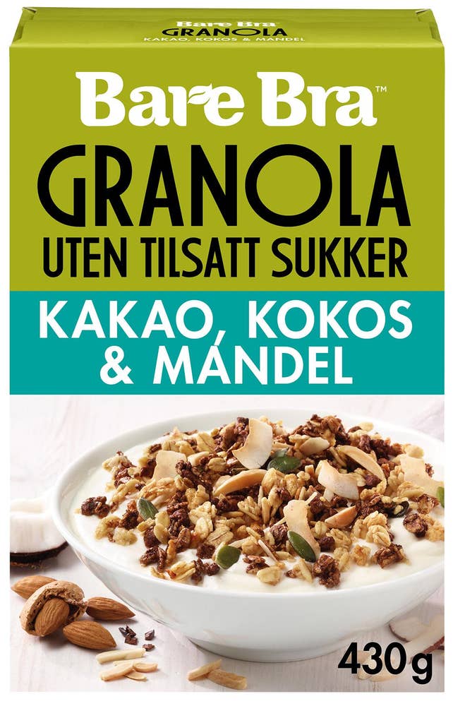 Bare Bra Supergranola Protein Kakao Kokos & Mandel
