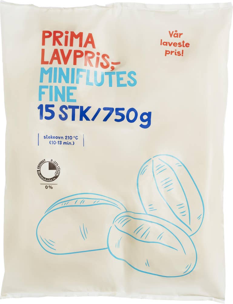 Prima Lavpris Miniflutes Fine 15 stk