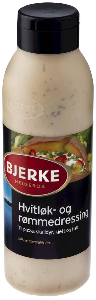 Bjerke Spekemat Hvitløk- og rømmedressing