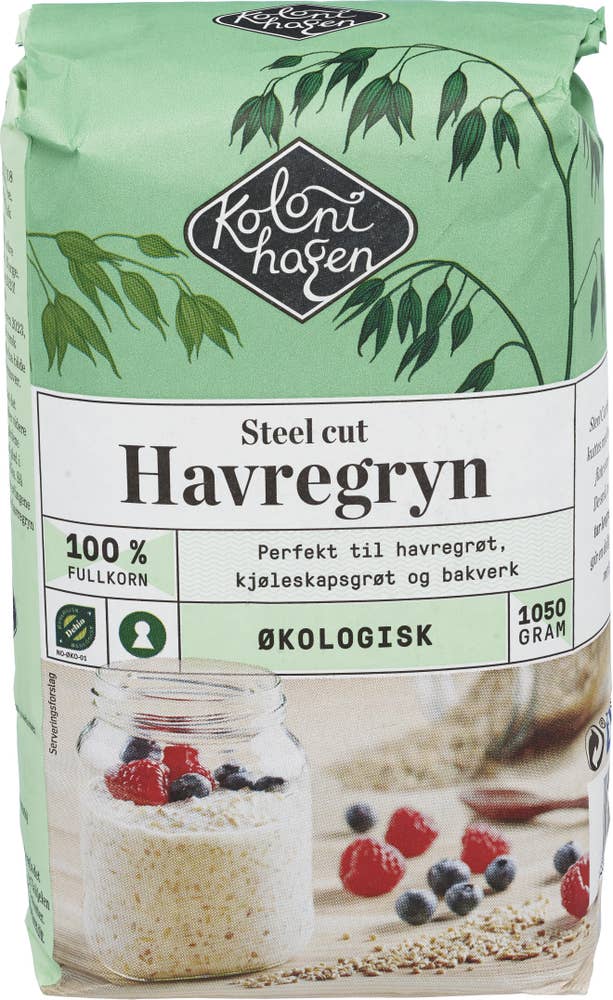 Kolonihagen Steel Cut Havregryn Økologisk