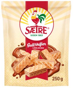 Sætre Gullvafler sjokolade