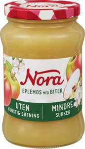 Stabburet Eplemos med biter Med mindre sukker