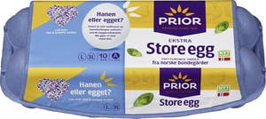 Prior Store egg fra frittgående høner Str L/XL
