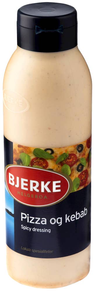 Bjerke Spekemat Pizza- og kebabdressing Spicy