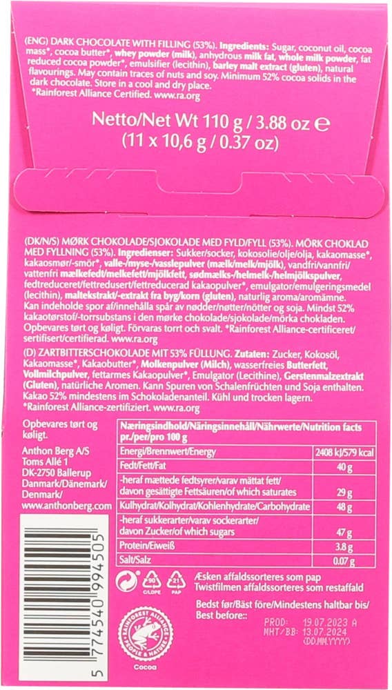 Anthon Berg Dark chocolate delights