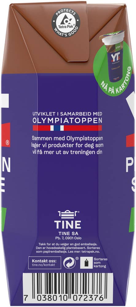 TINE YT proteinshake Sjokolade