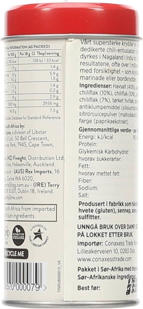 Cape Herb&Spice Chili Seasoning Ghost Chili