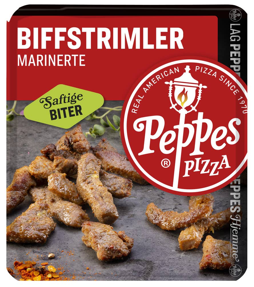 Marinerte biffstrimler