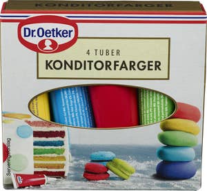Dr. Oetker Konditorfarger 4x10g