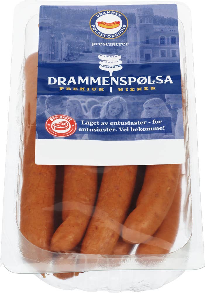 Drammenspølsa Premium wiener
