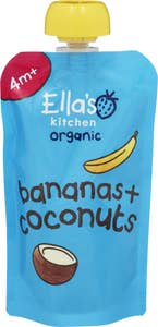 Ella's Kitchen Økologisk mos med banan & kokos Fra 4 mnd