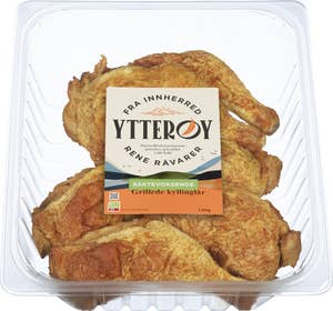 Ytterøy Grillet kyllinglår Saktevoksende kylling