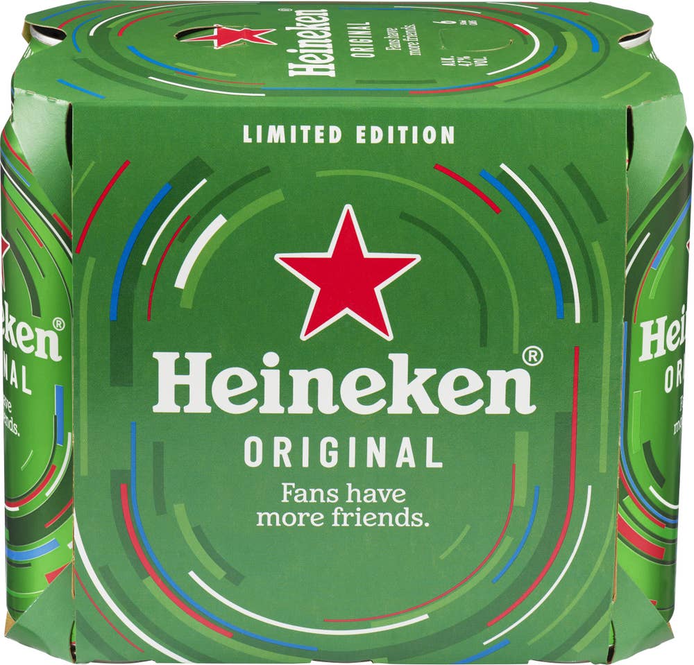 Heineken Boks 0,5l x 6 stk