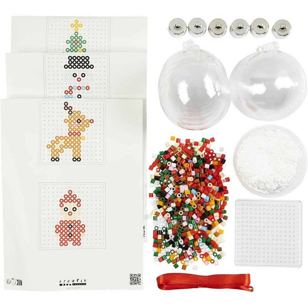 Sprell DIY-kit - Julekuler med perler