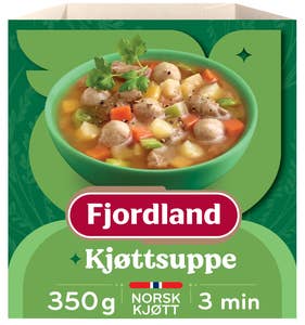 Fjordland Kjøttsuppe Med rotgrønnsaker og poteter