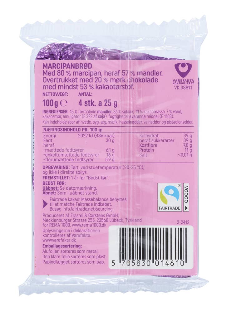 R Marsipanbrød 4-pk