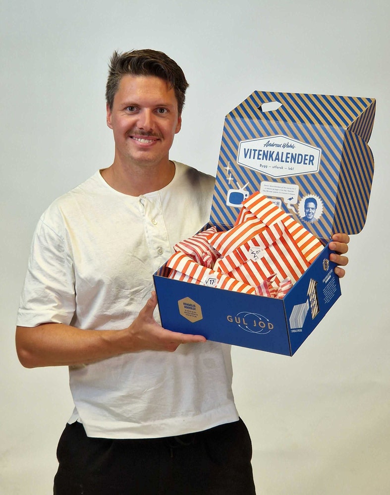 Sprell Vitenkalender 2023 julekaleneder fra Andreas Wahl