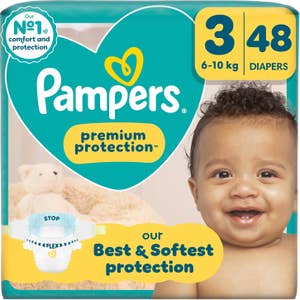 Pampers Bleier Premium Protection Str. 3, 6-10kg, 48stk