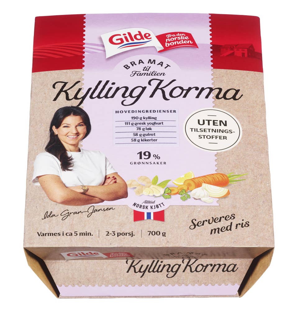 Gilde Bra Mat Til Familien Kylling Korma