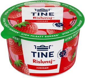TINE Rislunsj med jordbær Uten tilsatt sukker
