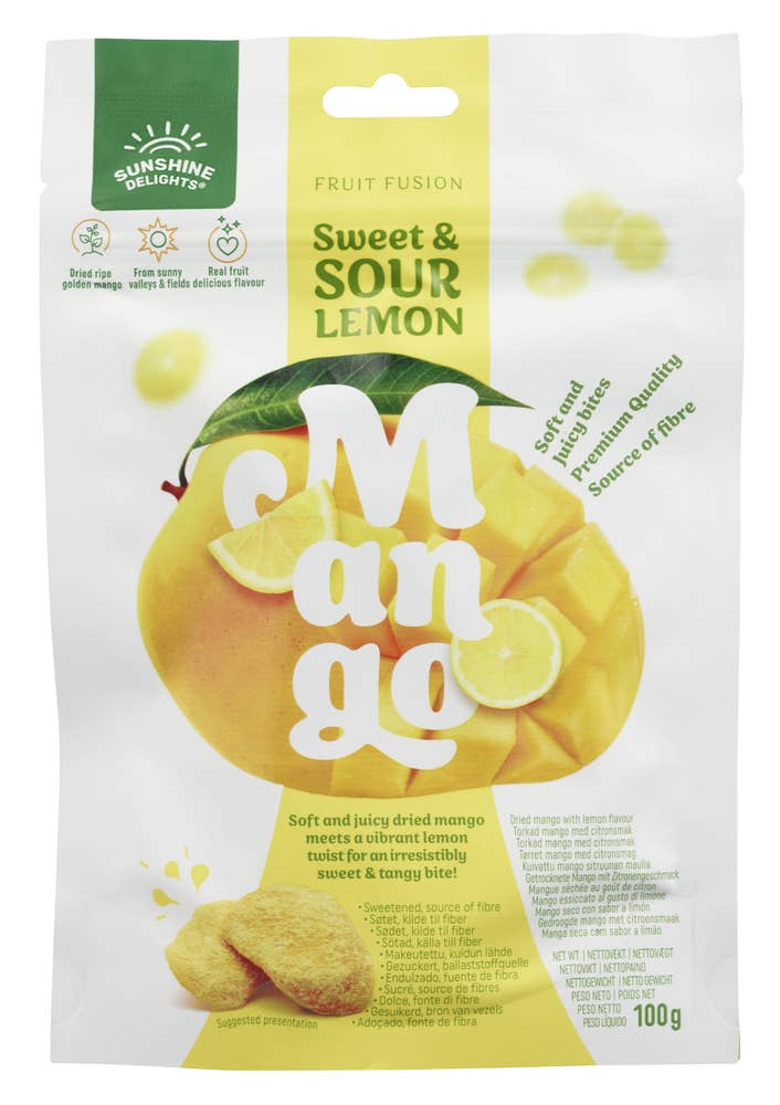Sunshine Delights Sweet & Sour Lemon Mango