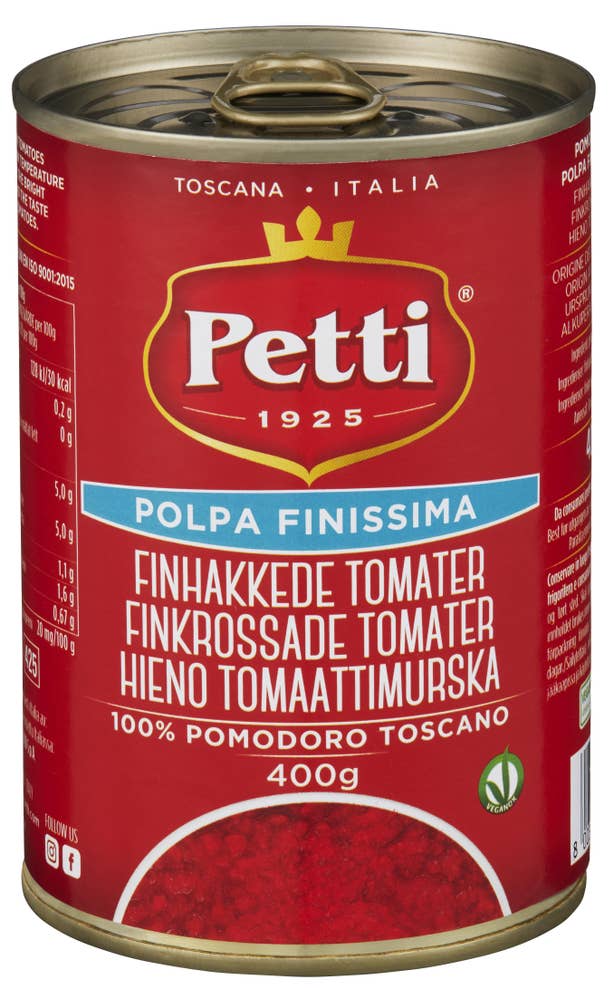 Petti Finhakkede tomater