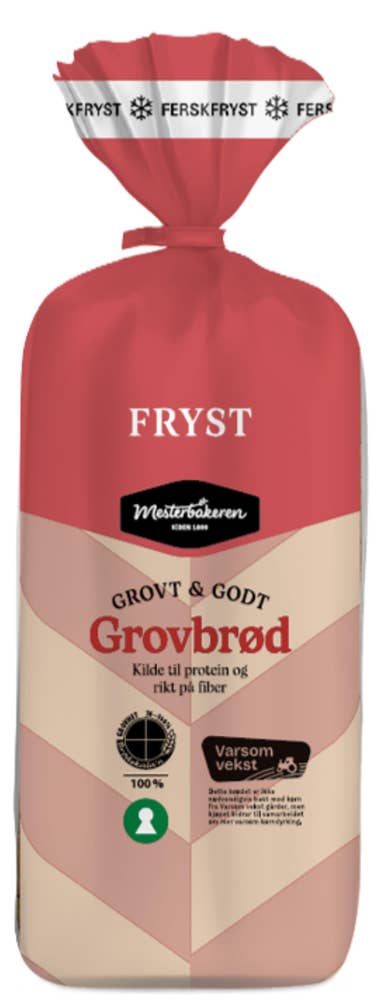 Mesterbakeren Grovt & Godt Grovbrød Fryst