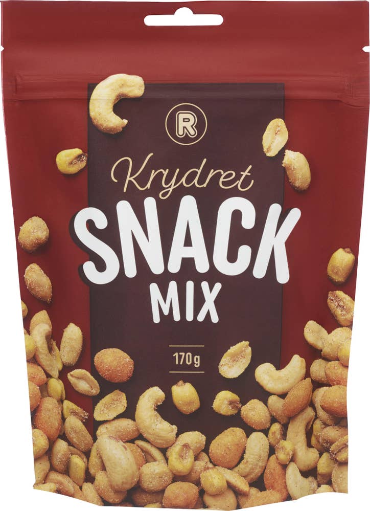 Krydret snackmix 170 g