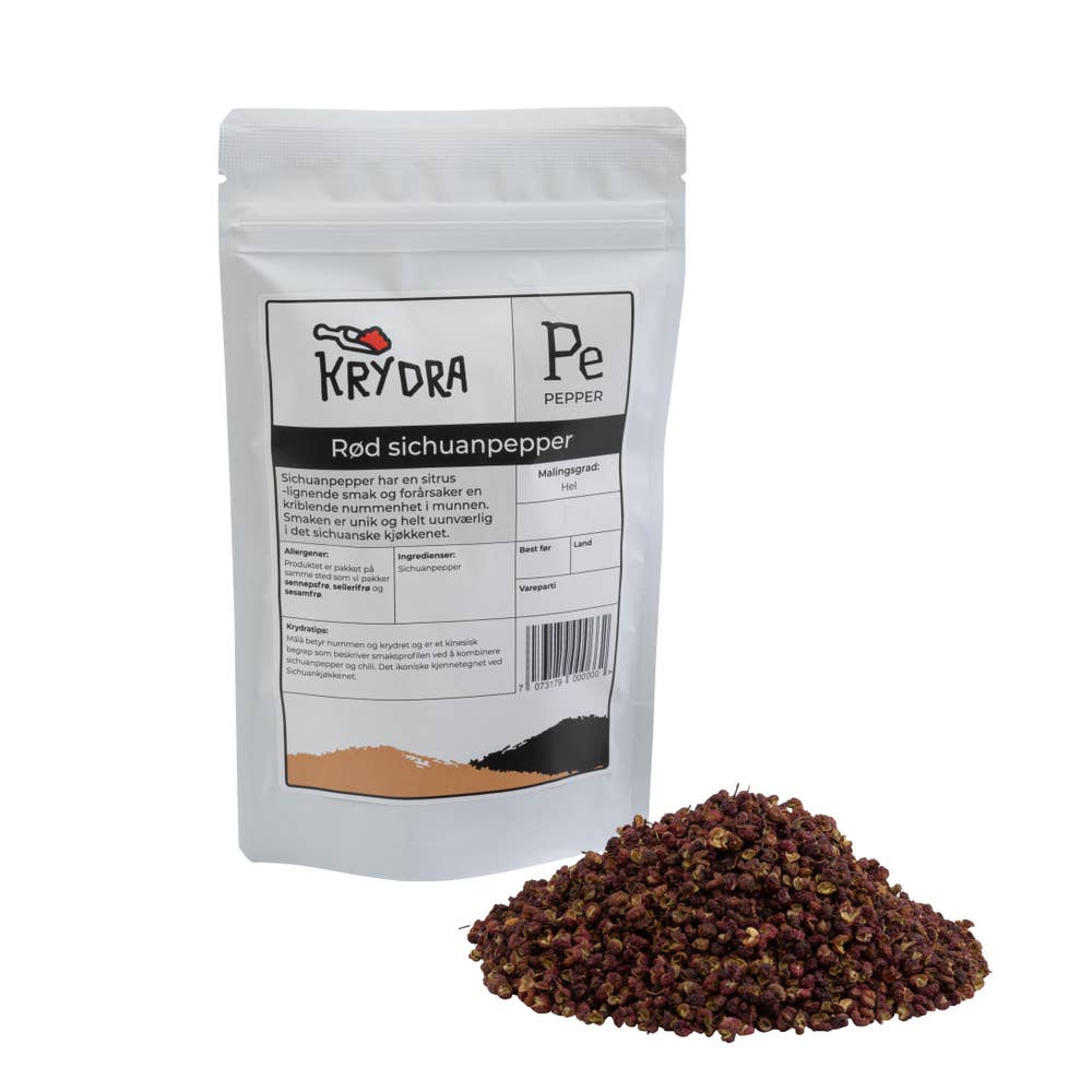 Krydra Sichuanpepper Rød Hele