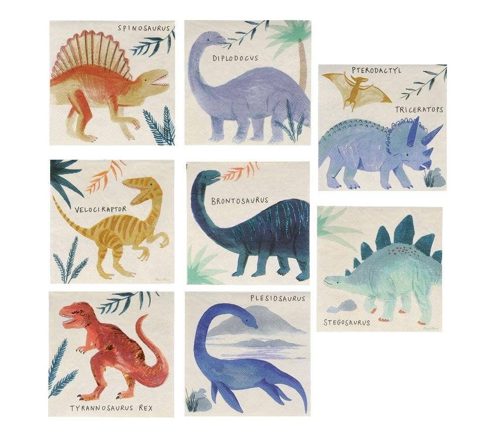 Sprell Servietter Dinosaurer 16 stk