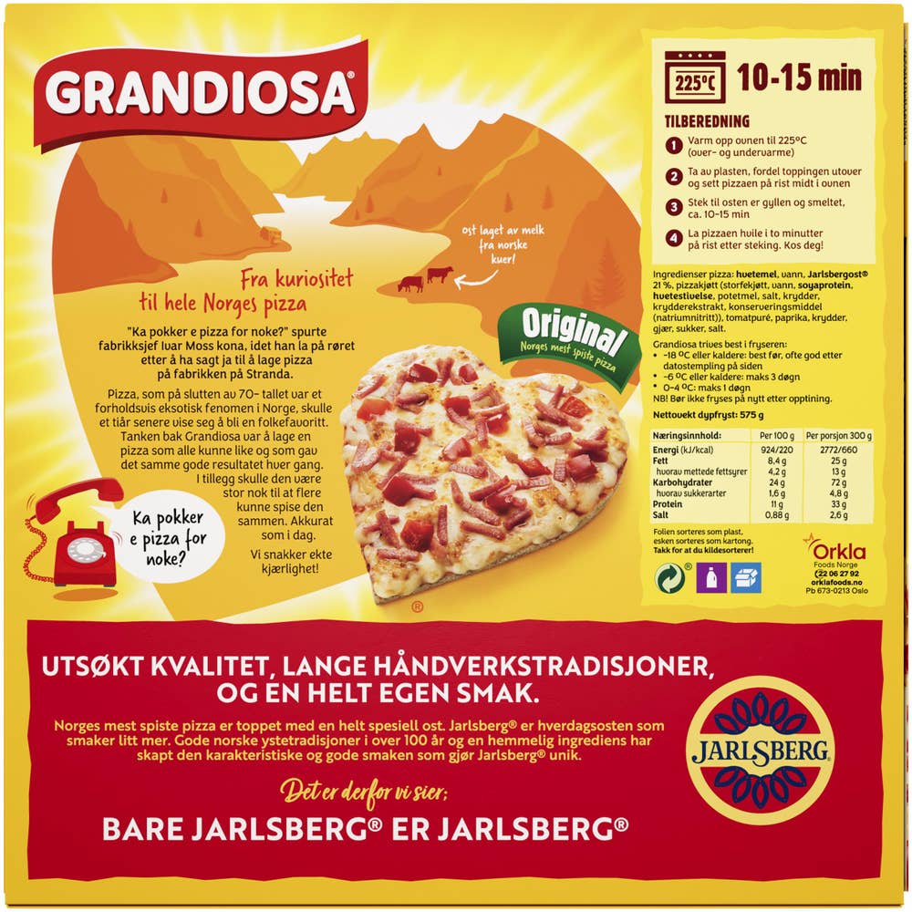 Grandiosa pizza Original